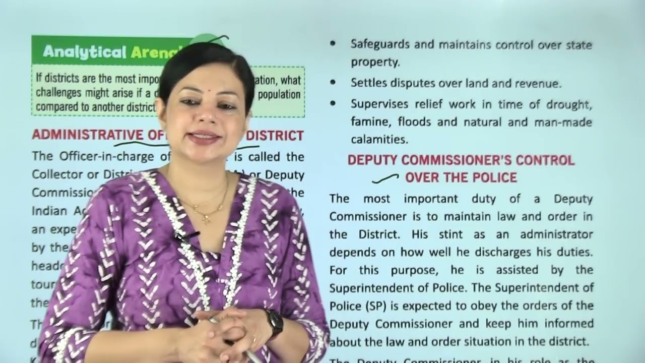 Ch 6 | District Administration | All About Social Studies | Class 06 | Civics | Growing Mind |