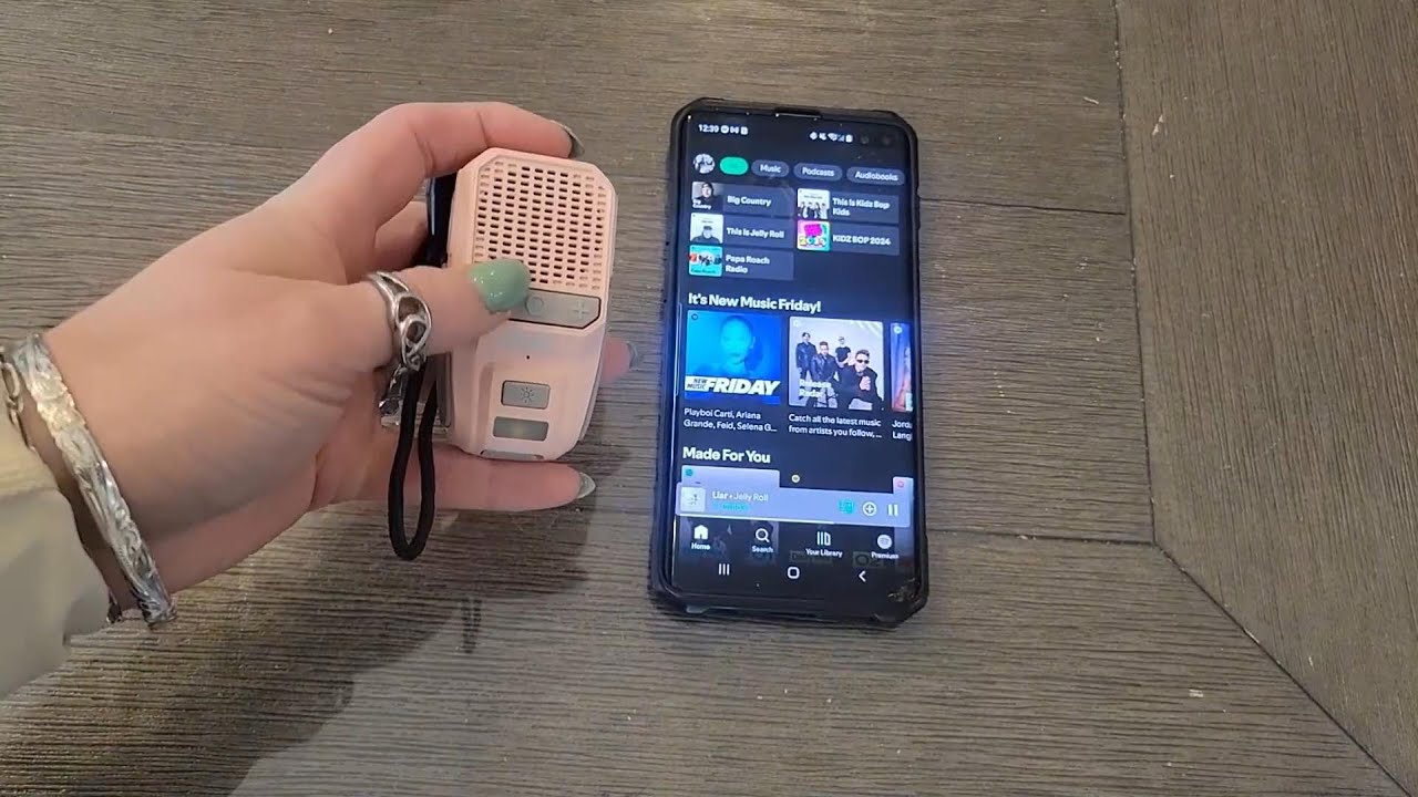 GBEAST Wearable Bluetooth Speaker &ndash; Portable Clip-On Mini Speaker