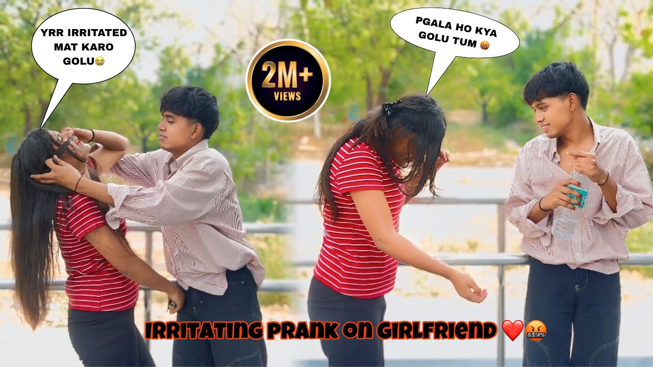 Irritating Prank On khushi 😲|| आज तो Real में लड़ाई हो गई 😮|| Gone Wrong || #trending #youtube
