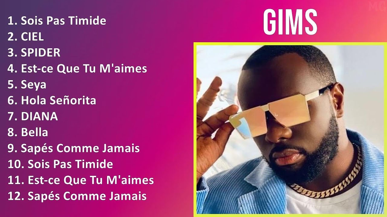 GIMS 2025 MIX Top Hits - Sois Pas Timide, CIEL, SPIDER, Est-ce Que Tu M'aimes