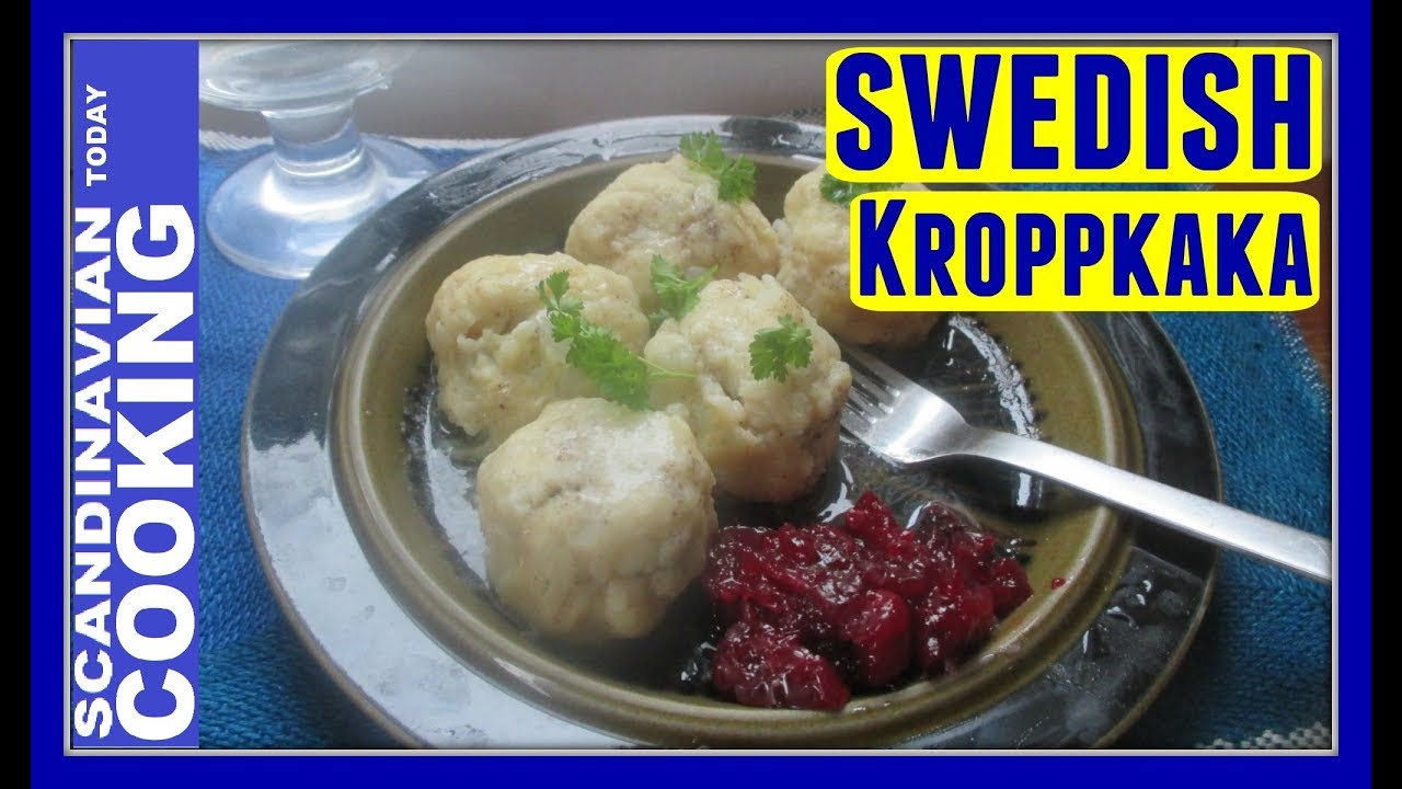 Swedish Potato Dumplings with Pork Recipe - Traditional Dumpling called Kroppkaka