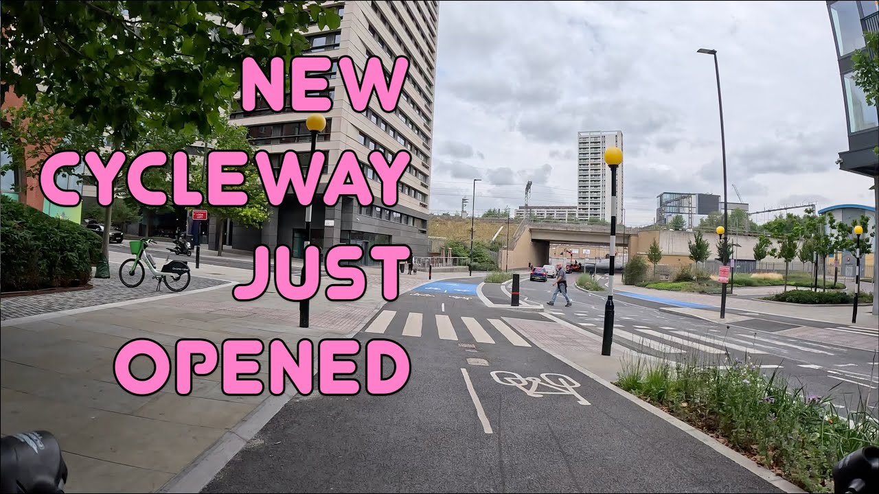 🚲 Yet another cycleway just opened in London! Euston to Finsbury Park without traffic
