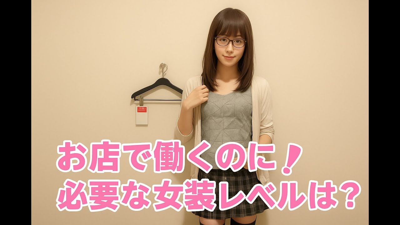 ニューハーフヘルスに入店するのに必要な女装レベル