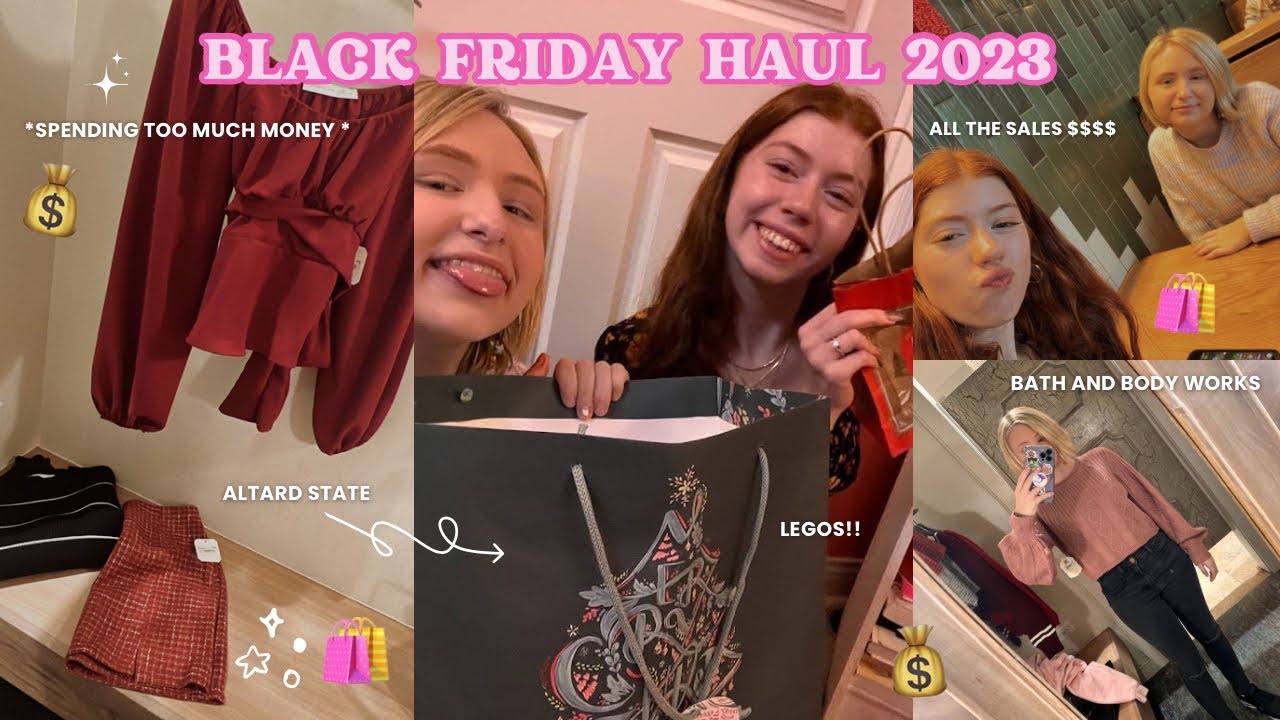 Black Friday Haul 2023 | Altard State, Bath and Body, Hollister, American Eagle, Lego, etc... | 💸🛍️💕