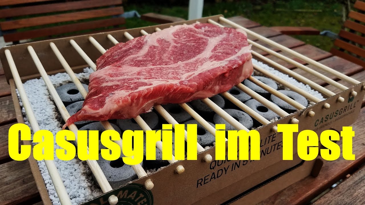 Im Test: der Casusgrill - Einweggrill? Öko? Logisch!