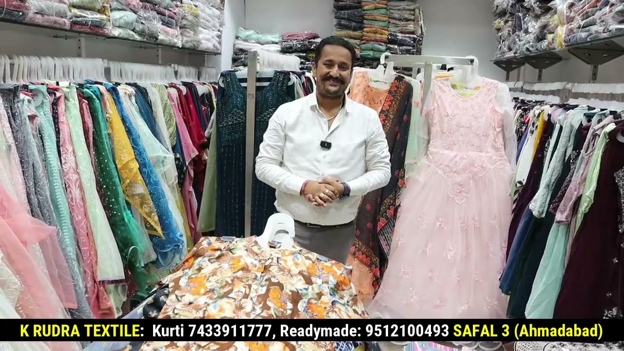 SAFAL-3 Biggest Manufacturers Market  | Gown & Kurti manufactuer K RUDRA
