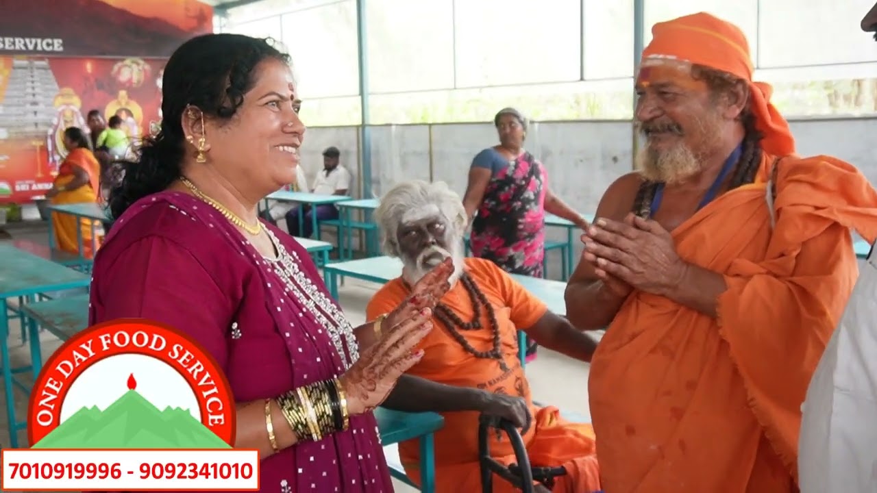 Mar 10 Tiruvannamalai Daily Annadhanam For Sadhus Shiva Devotees One Day Food Service Tiruvannamalai