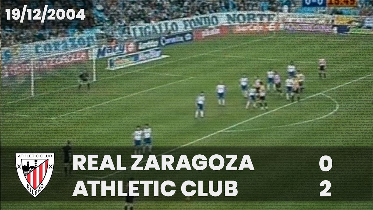 ⚽️ [Liga 04/05] J16 I Real Zaragoza 0 - Athletic Club 2 I LABURPENA