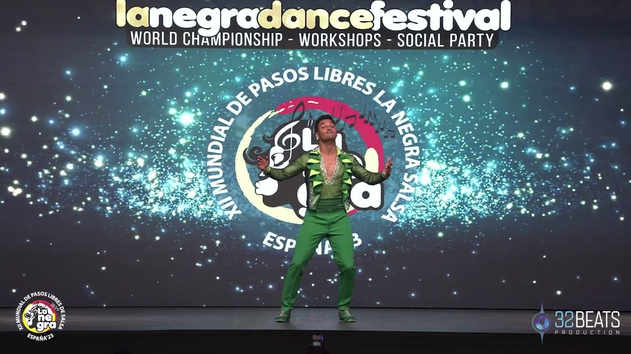 EIVYND ARANGUREN FINAL SOLISTA MASCULINO SALSA Mundial de Pasos Libres La Negra Salsa 2023