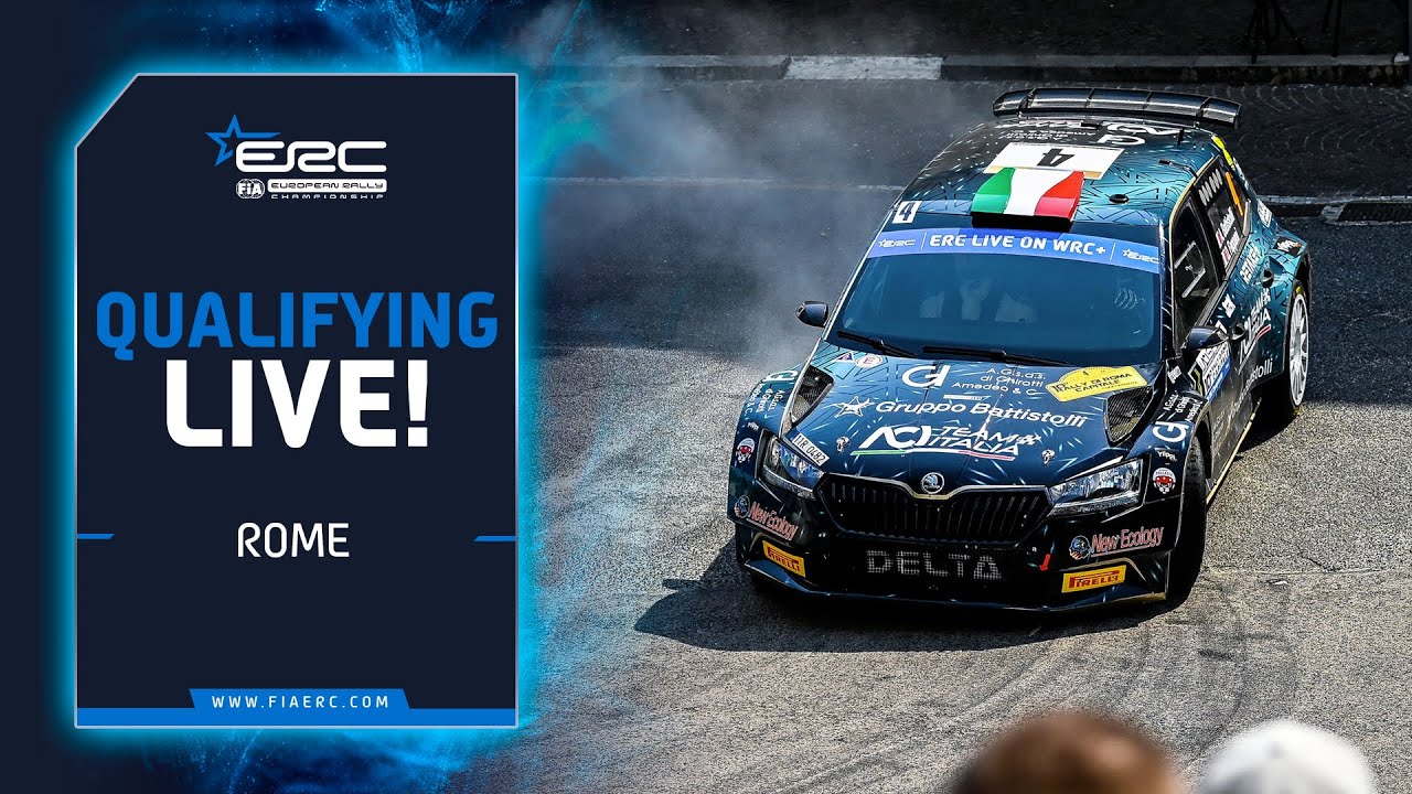 🔴 Qualifying LIVE I ERC Rally di Roma Capitale 2023