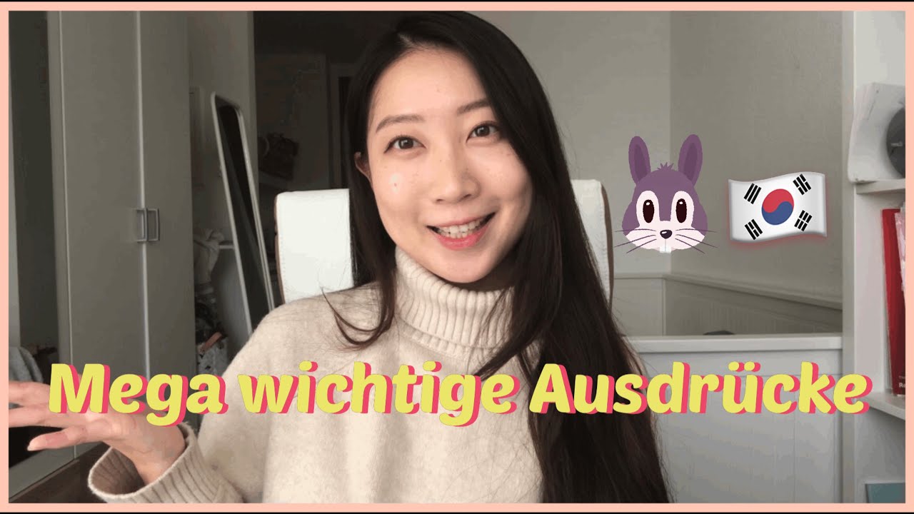 🐰🇰🇷Mega wichtige Ausdrücke in Korea#koreanisch#Koreanischlernen#Learningkorean