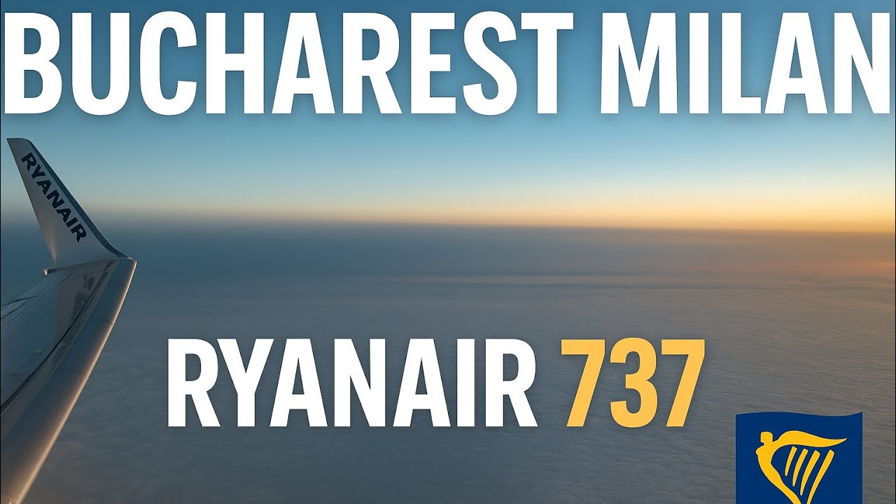 Quick POV Trip Report | Bucharest - Milan Malpensa | 4K VIDEO | Ryanair 737-800