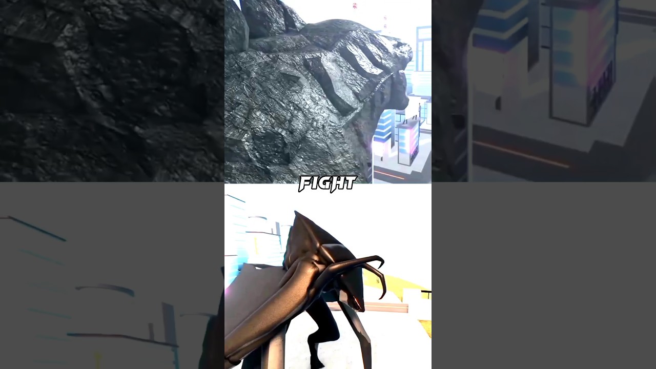 Roblox KU Godzilla 2021 vs male muto both skilled #shorts #roblox #godzilla #kaijuuniverse