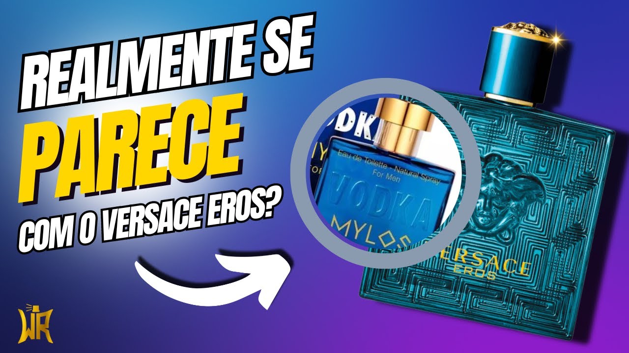 NOVO VODKA MYLOS DA PARIS ELYSEES - REALMENTE SE PARECE COM O VERSACE EROS?