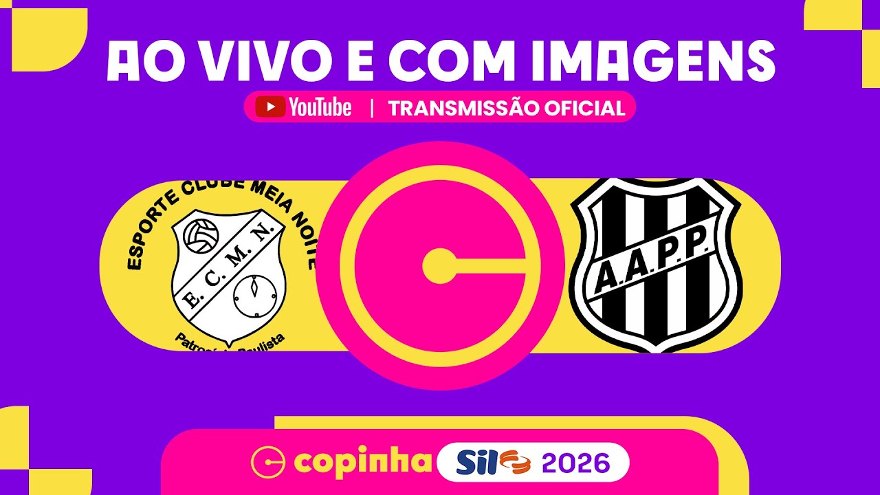 JOGO COMPLETO: MEIA NOITE X PONTE PRETA | RODADA 2 | COPINHA SIL 2026