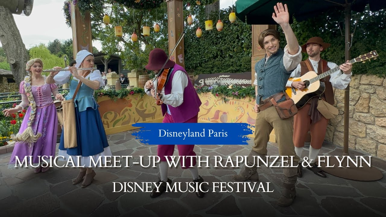 Musical Meet-Up with Rapunzel and Flynn - Disney Music Festival - April 2025