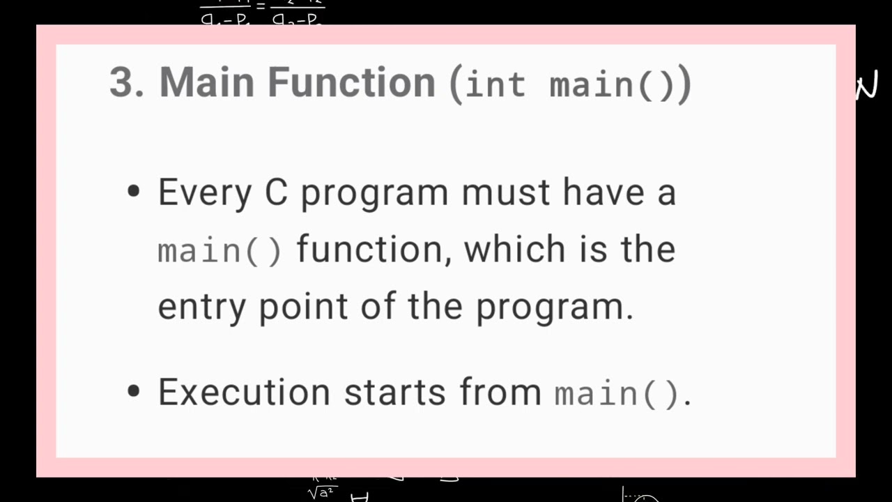 CS3251 UNIT 1 Structure of  C program