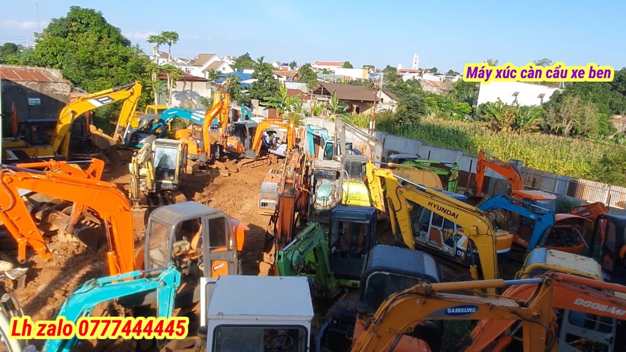 Báo giá chi tiết từng sản phẩm máy xúc đào tại dak lak