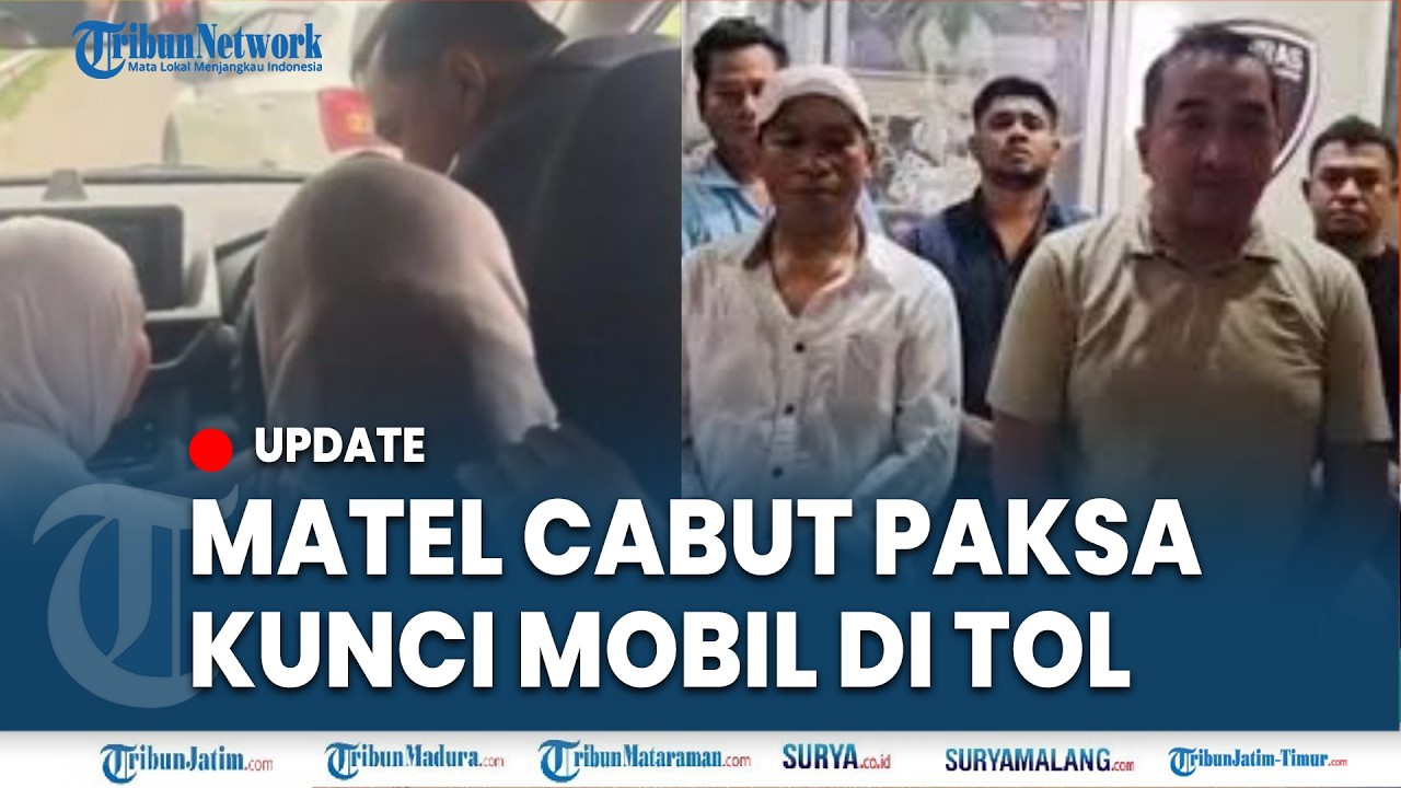 🔴VIRAL PAKSA CABUT KUNCI MOBIL RENTAL, Enam Mata Elang di Tol Kaligawe Ditangkap Polisi