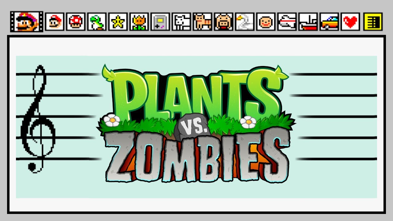 Crazy Dave (Intro Theme) - Plants vs. Zombies [Super Mario Paint]
