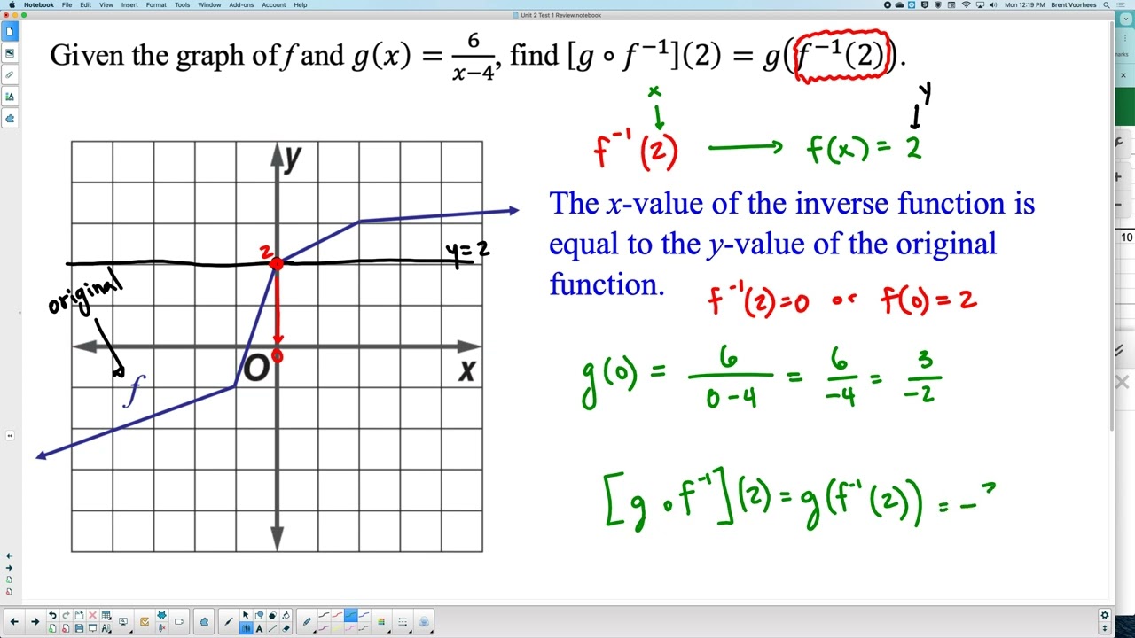 Unit 2 Test 1 Example 4: Lessons 2-7 and 2-8