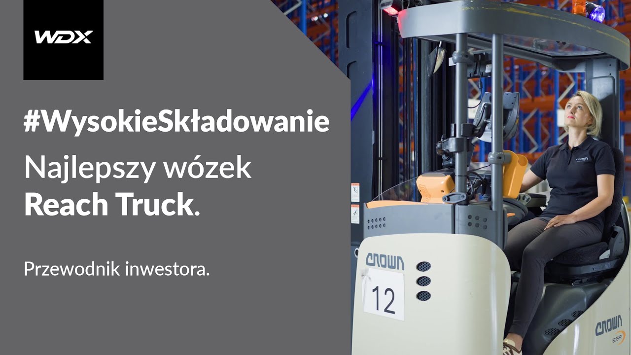 Najlepszy wózek wysokiego składowania - prezentacja modelu Crown ESR