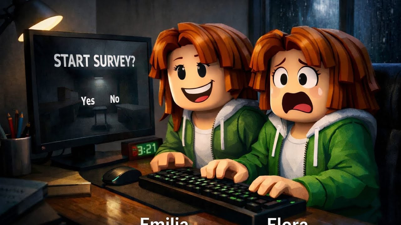 🎈✨️COMPUTER HORROR SPIEL MIT EMILIA UND FLORA✨️🎈 😱💀(DARK SURVEY)