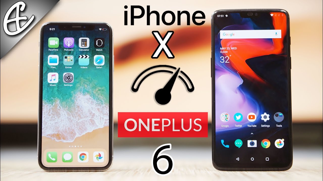OnePlus 6 vs iPhone X - Ultimate Speedtest Comparison!