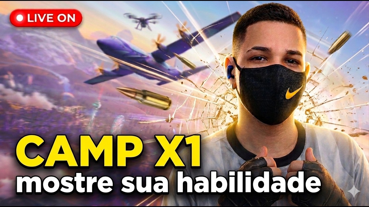 🔥 FREE FIRE AO VIVO 🔥 PENEIRA PRA GUILDA REVELA