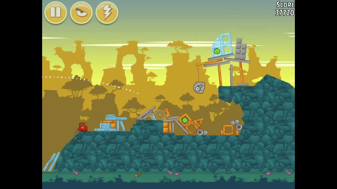 Angry Birds Classic - Bad Piggies. Level 21-10