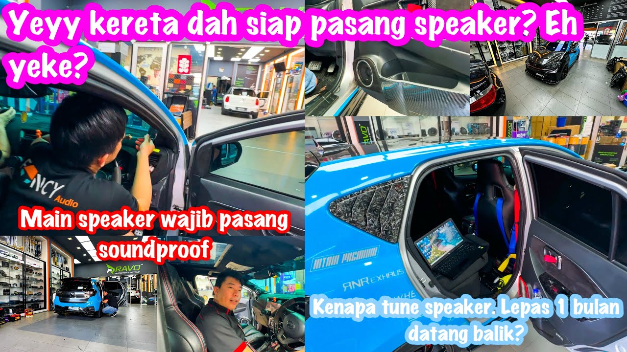 KERETA DAH SIAP PASANG SPEAKER RM10,000K!!!? | TIMING KERETA LARI? ROSAK KE? | MYVI G3 | FANCY AUDIO