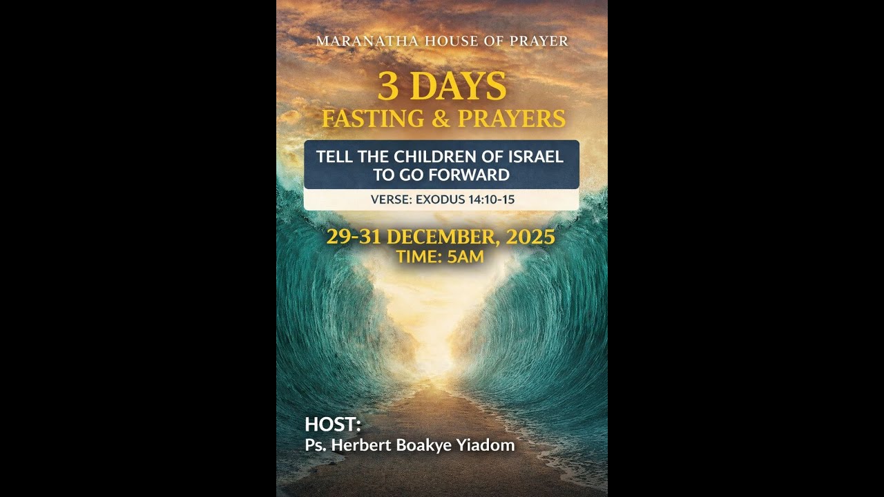 FASTING & PRAYER- DAY 1