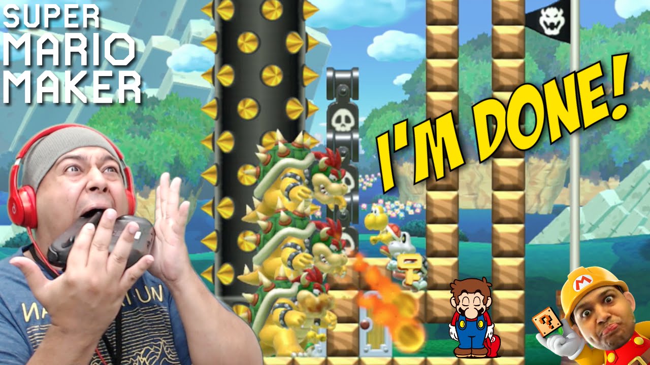 I'M SO F#%KING DONE WITH THESE LEVELS! [SUPER MARIO MAKER] [#45]