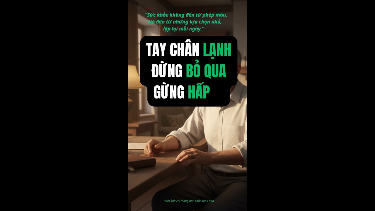 Một thói quen nhỏ sau bữa sáng giúp nhiều người lớn tuổi tay luôn ấm