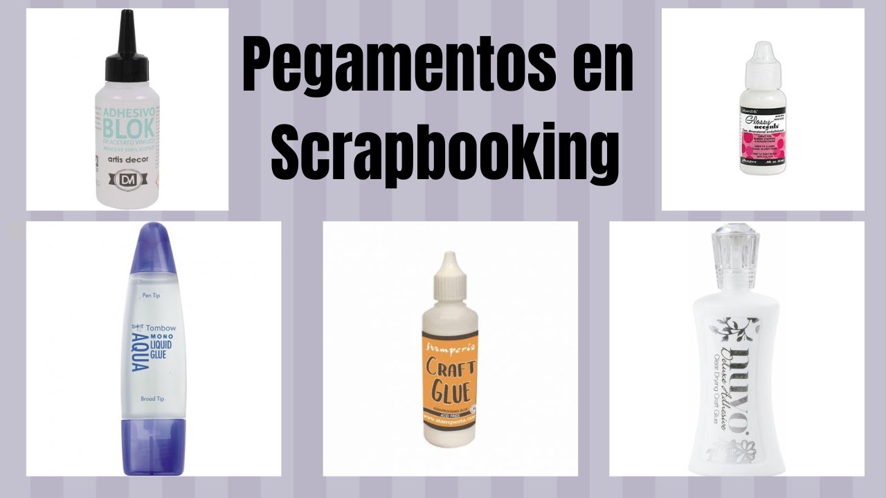 🧪comparando, analizando y probando PEGAMENTOS para SCRAP✂️¿Cuál es el mejor?