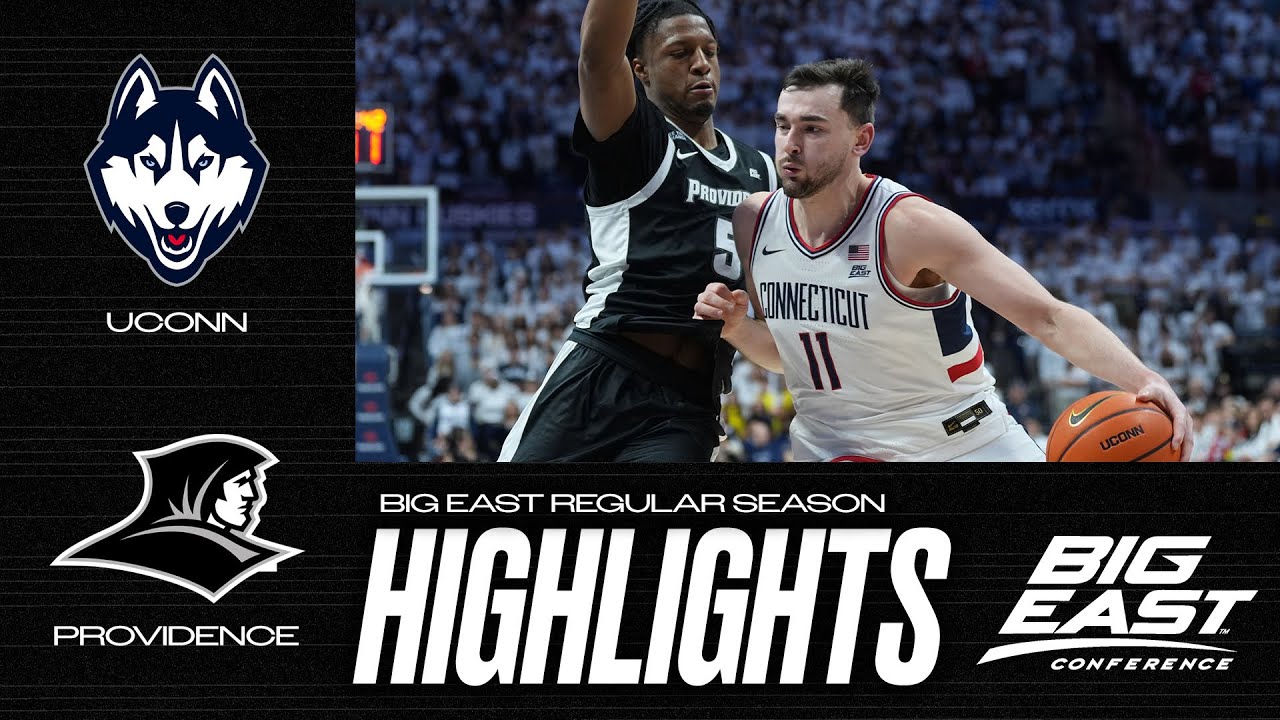 UConn vs. Providence: Big East regular season men's basketball highlights