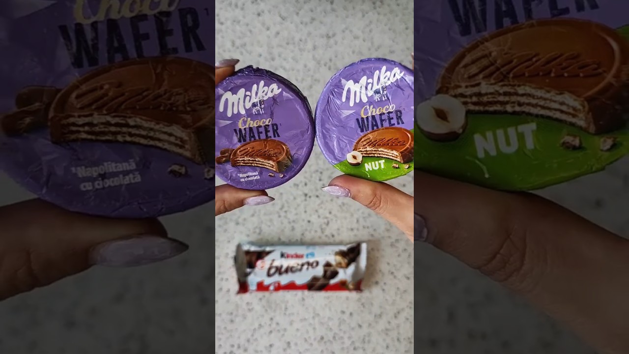 ASMR Milka Choco Wafer 💜😋 