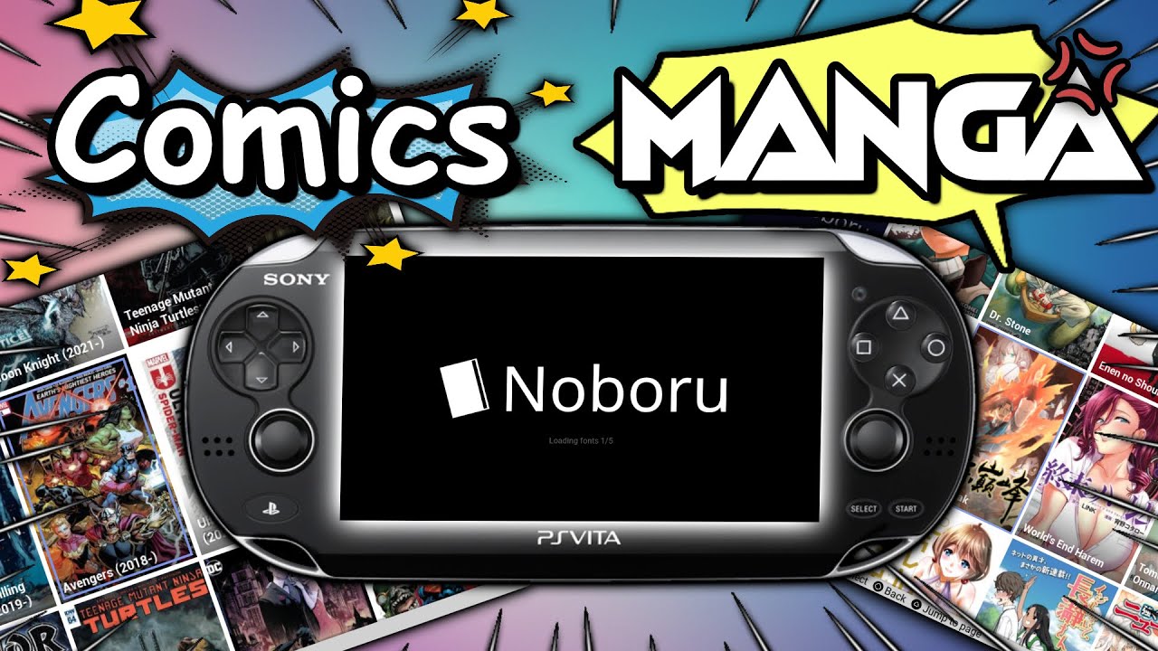 Read Comics and Manga Free On PS Vita!