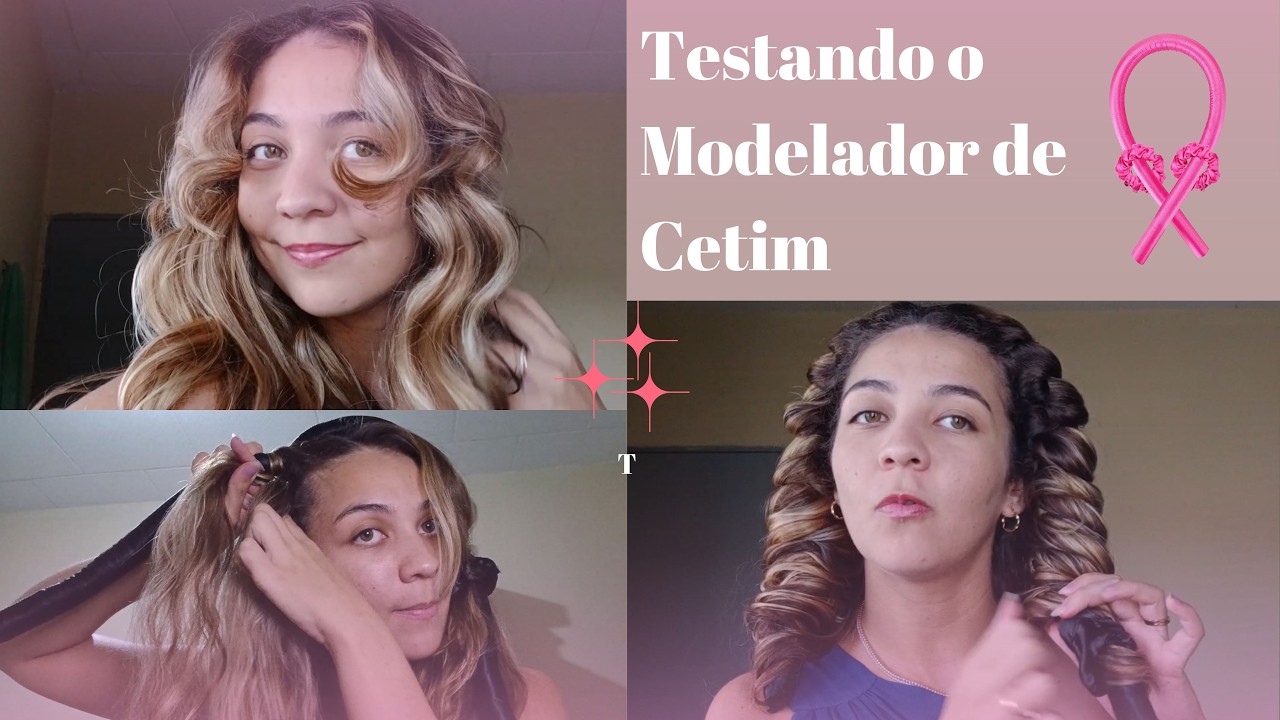 Testando o Modelador de Cetim em cabelo ondulado!✨