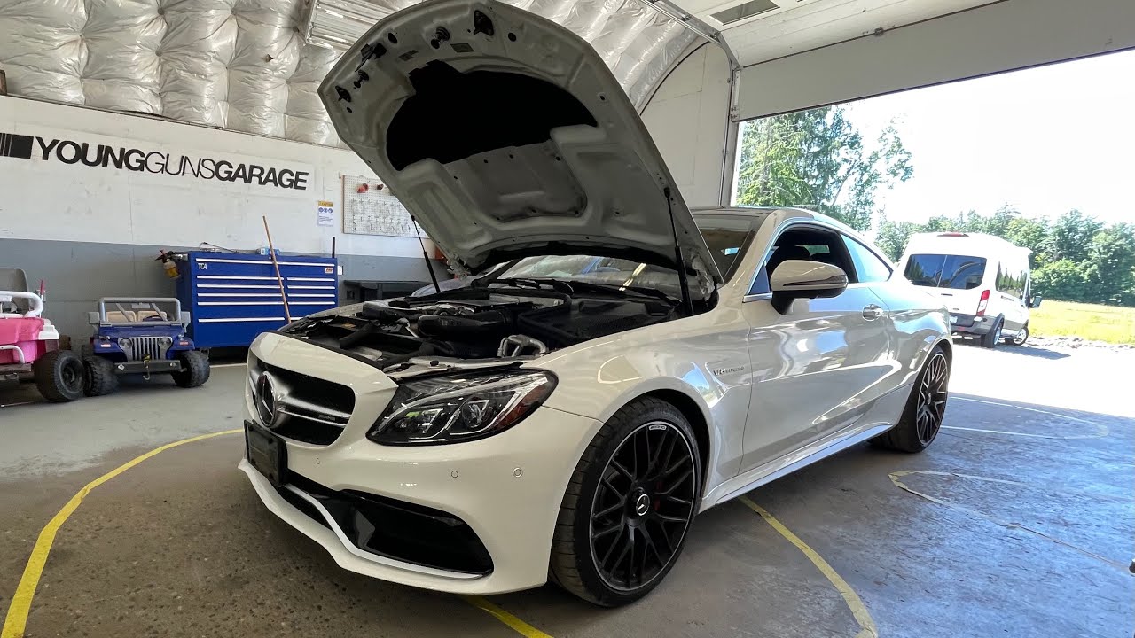 Установка приемной трубы AMG C63 — пошаговая инструкция, без снятия коробки передач