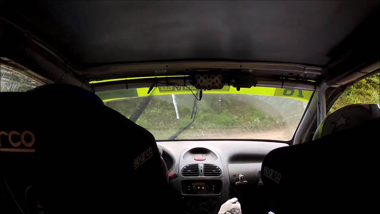 Crash Rallye Terre du Diois 2016, Jean-Sébastien Oudot - Mélodie Artzner, Peugeot 206 A6k