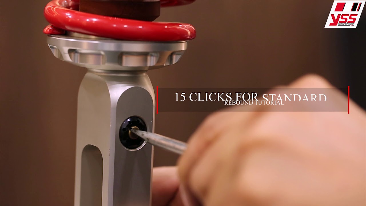How to adjust rebound for YSS Shock absorber