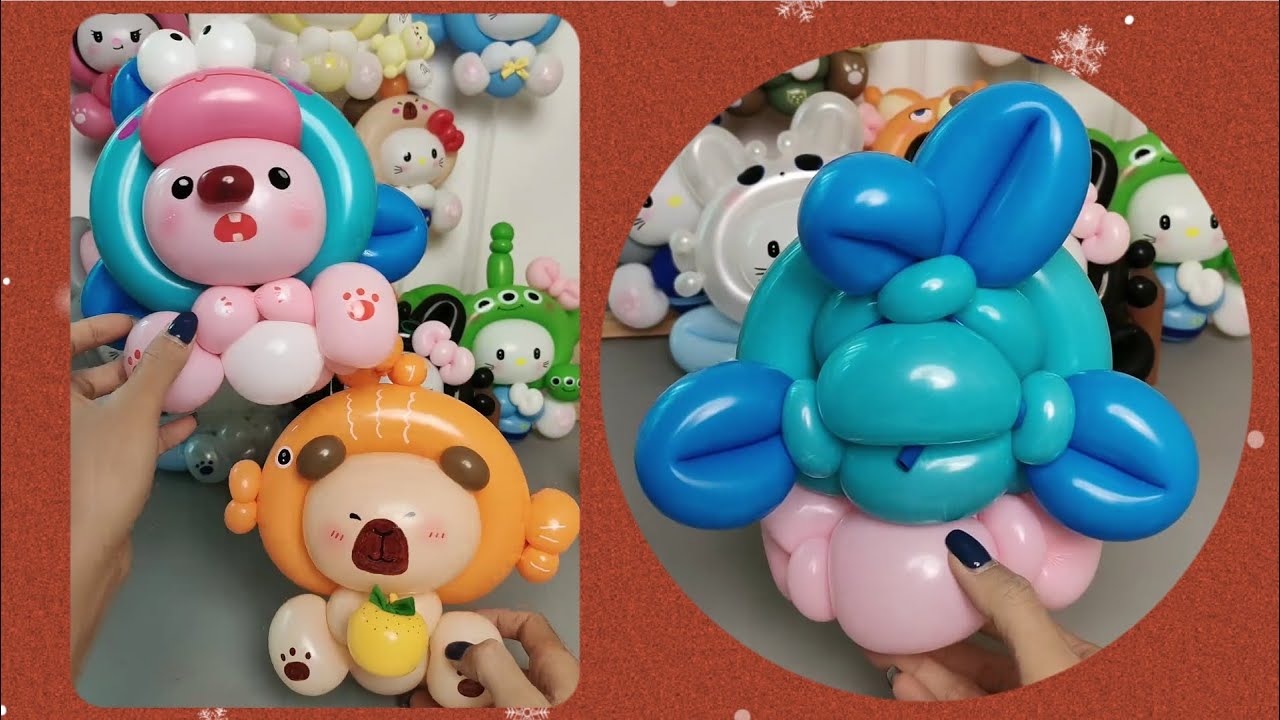 Animals Made Of Balloons | Birthday Surprise | MeyiaArtBalloon #balloondecorationideas