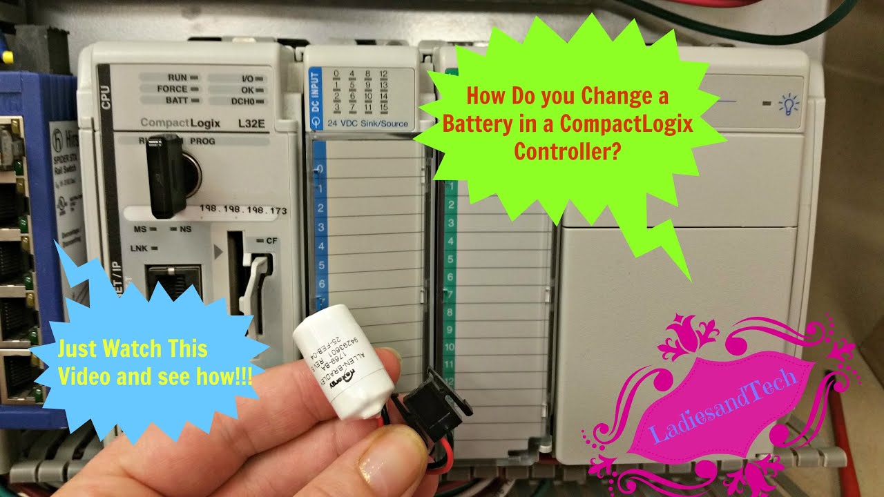 How to Change A Battery in A Allen Bradley Compactligix Controler