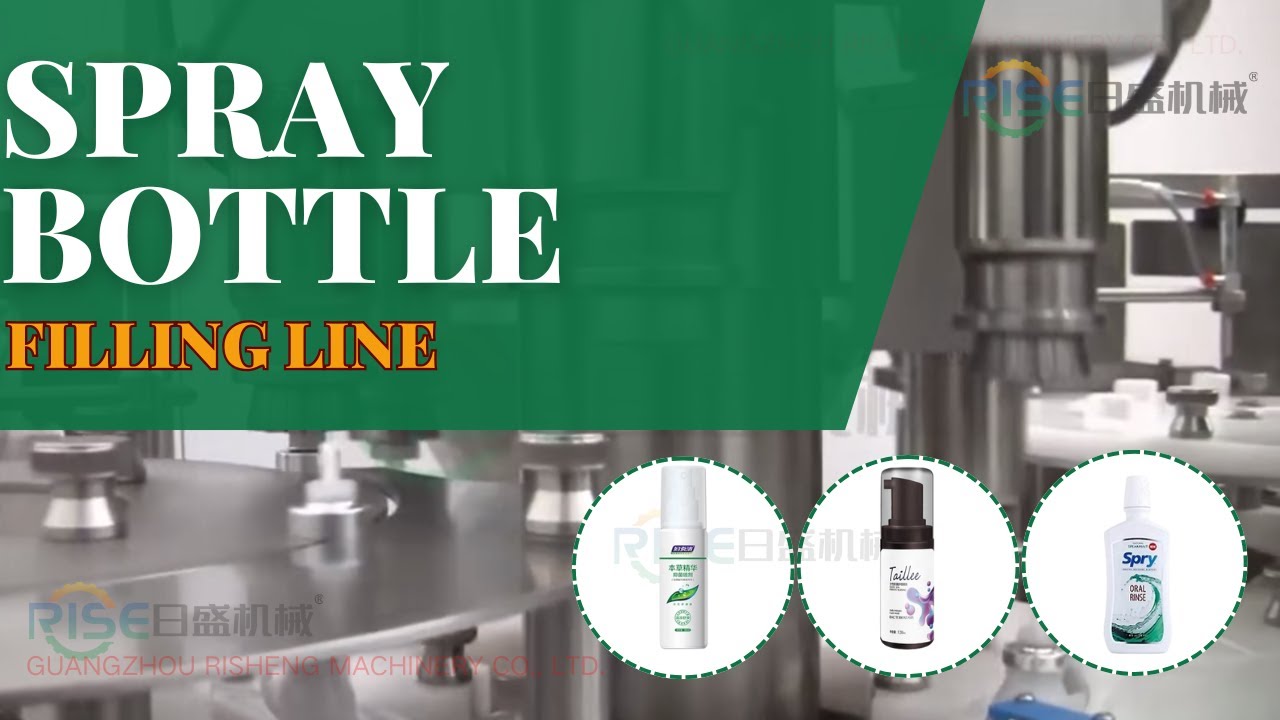 SPRAY BOTTLE FILLING LINE | AUTOMATIC SPRAYER FILLING & CAPPING MACHINE MANUFACTURER