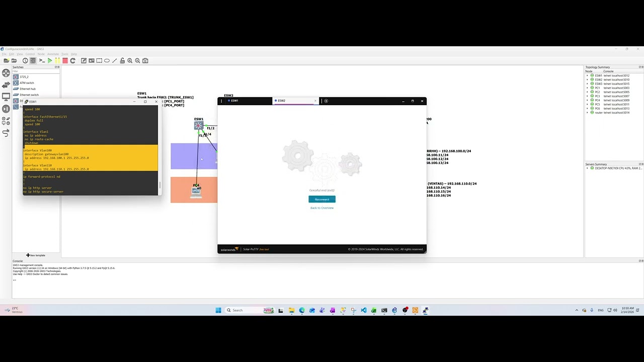 Configuracion de Vlans Parte 3