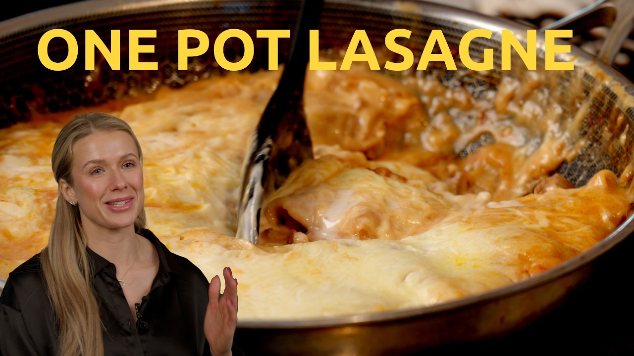 DEN BEDSTE ONEPOTLASAGNE - Sarah's køkken