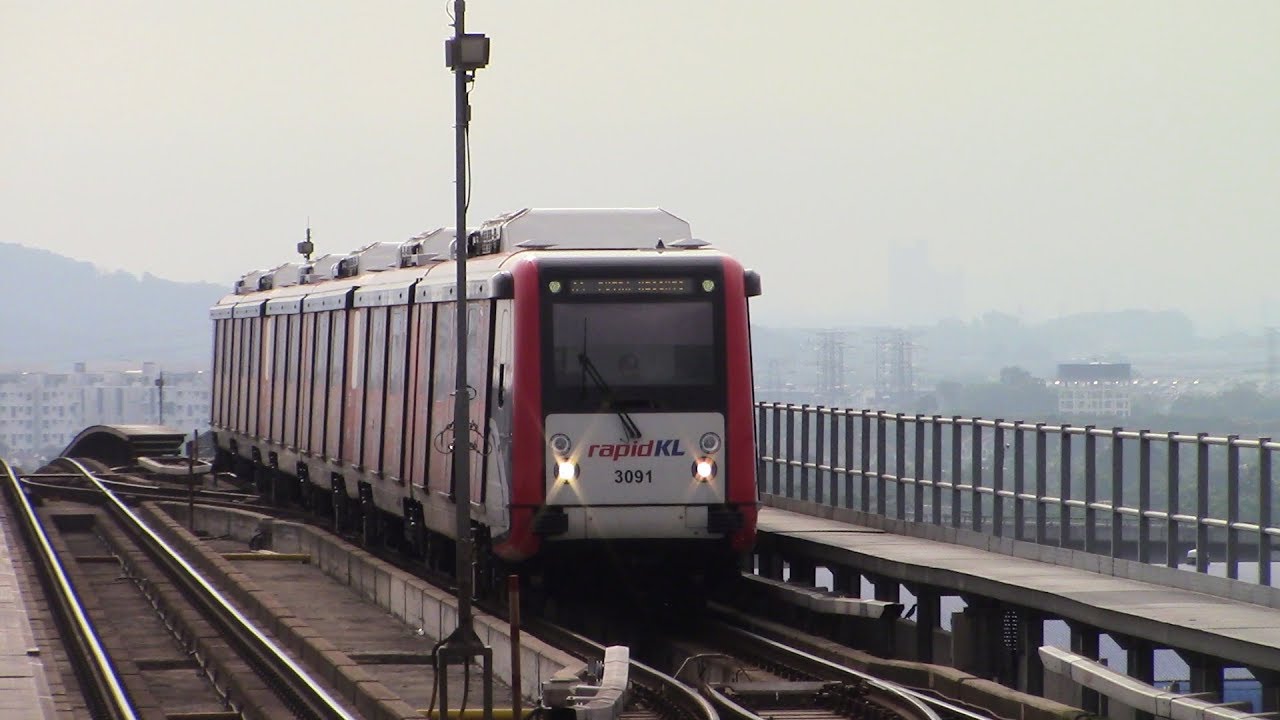 Rapid KL Laluan Sri Petaling Line 4 Putra Heights ⇒ Sentul Timur Drivers View Pandangan pemandu