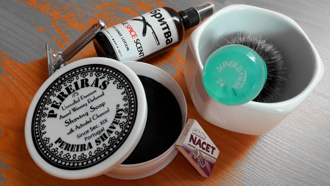 Бритьё. PEREIRA Shavery soap, Yaqi badger brush, SQUADRO, Алмаз, Gillette NACET, Mr.Бритва