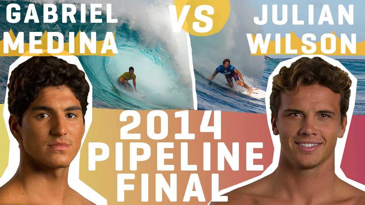 Gabriel Medina, WORLD CHAMP fights Julian Wilson for 2014 Pipe Masters Crown - FULL HEAT REPLAY